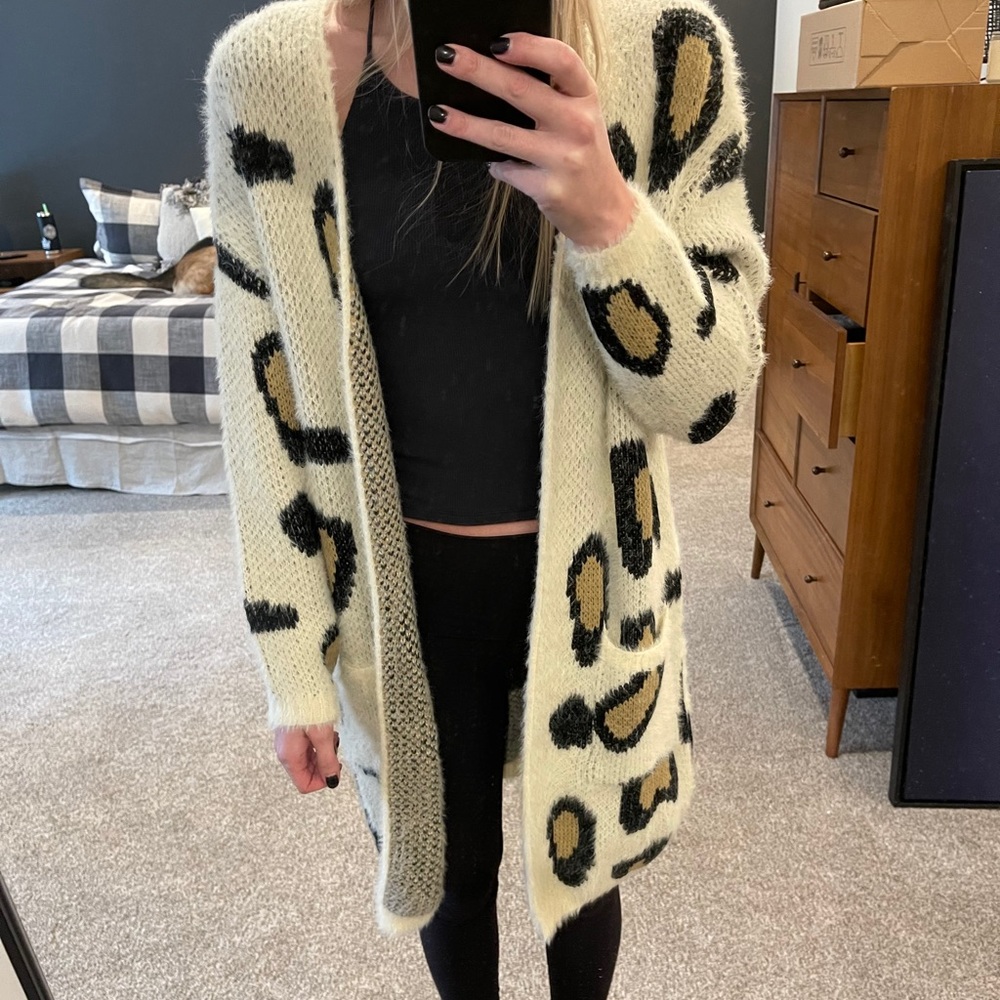 Super soft cheetah sweater